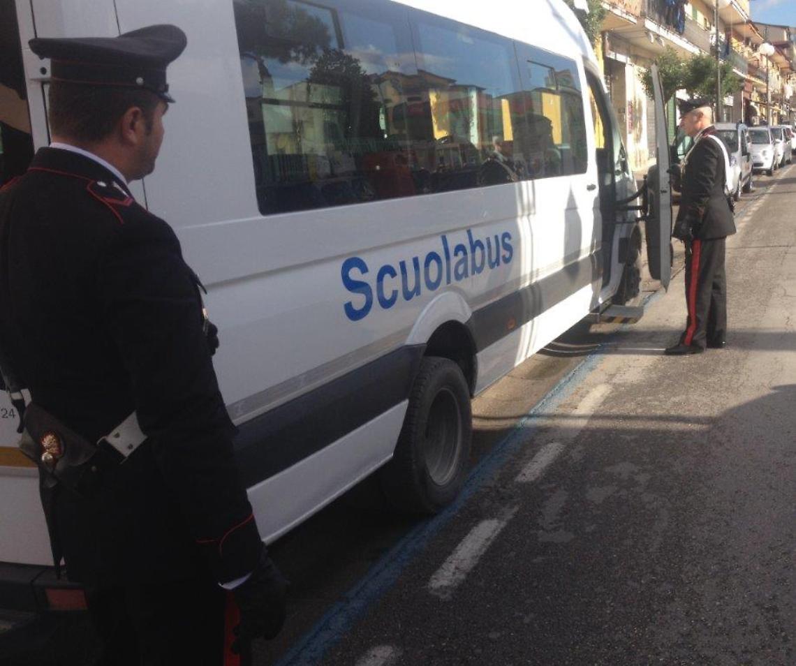 Casoria, sequestrati sette scuolabus