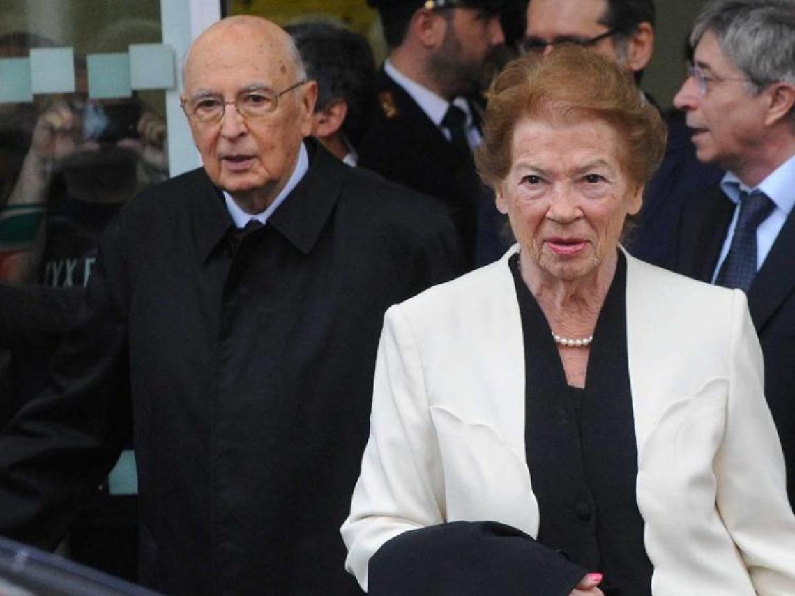 È morta Clio Napolitano, vedova dell'ex presidente della Repubblica