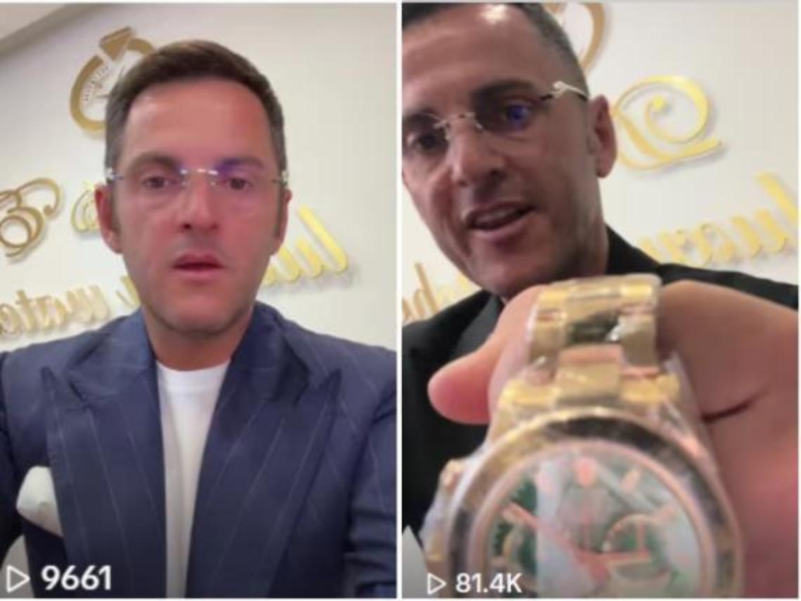 Blitz in casa del re degli orologi di lusso