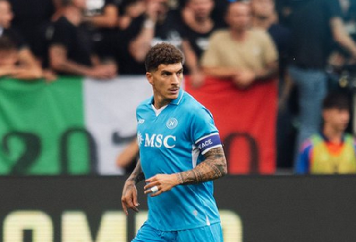 Di Lorenzo, niente rottura: distorsione al ginocchio. Potrebbe tornare tra un mese