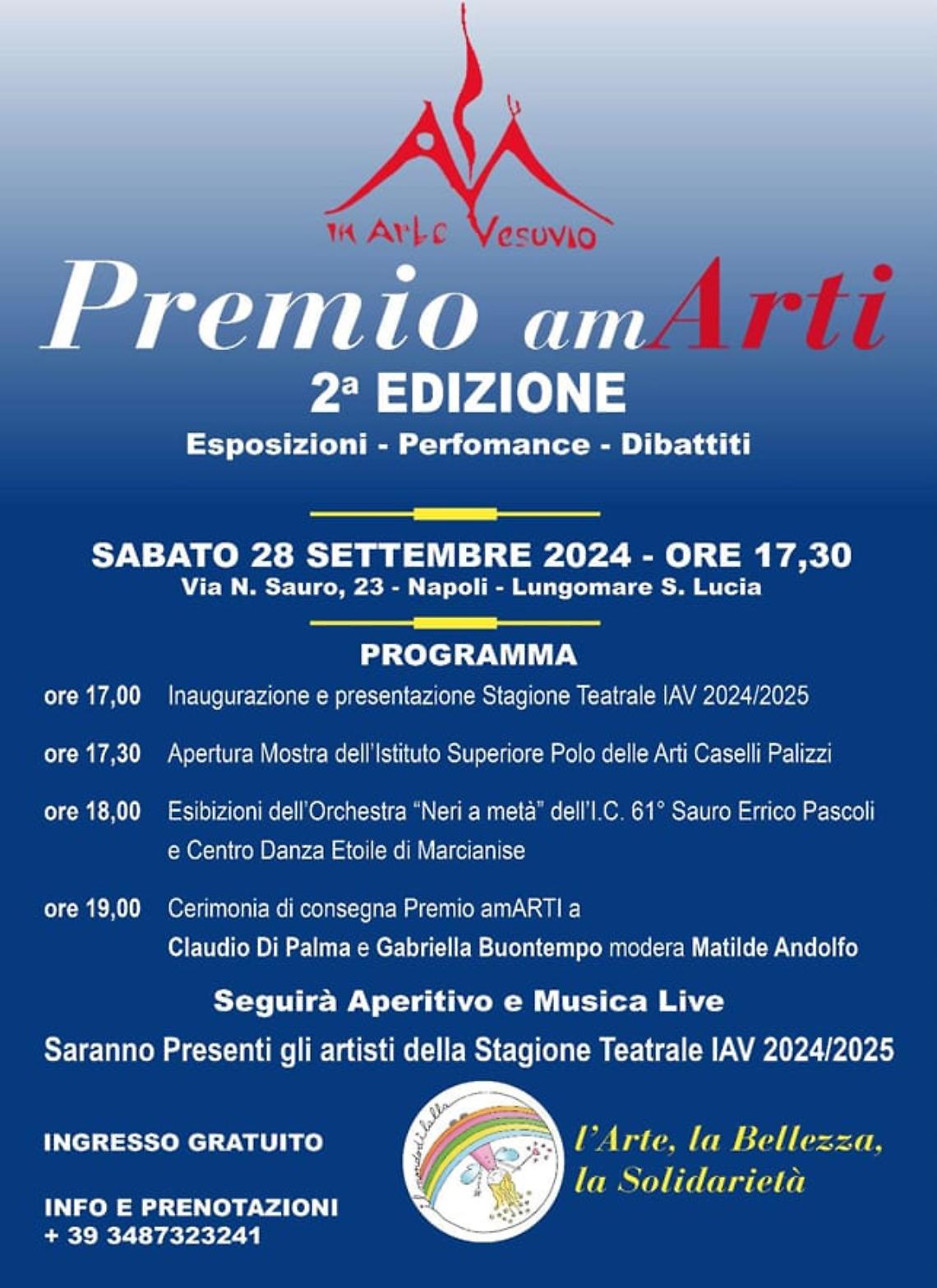 Tutto pronto per la seconda edizione del premio “amARTI”