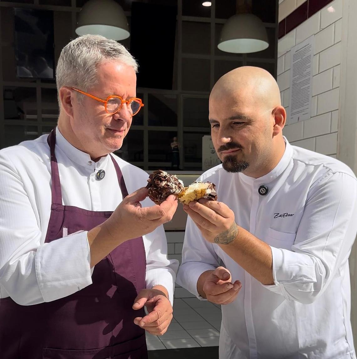 Il re dei lievitati incontra il re del cioccolato: Zio Rocco e Ernst Knam realizzano il tiramibù foresta