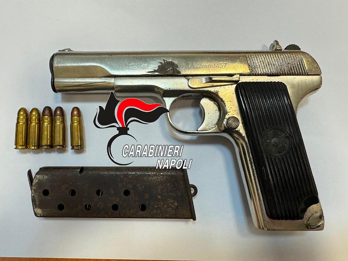A 16 anni in giro con la pistola in tasca