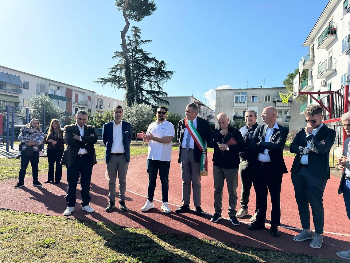 Marigliano, inaugurato il playground sport e fitness