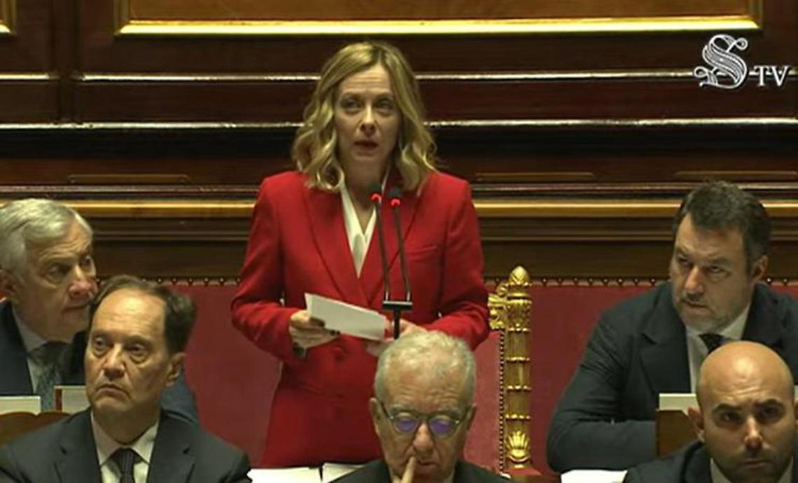 Ue, Meloni al Senato: «Italia modello su migranti». Appello all'unità su Fitto