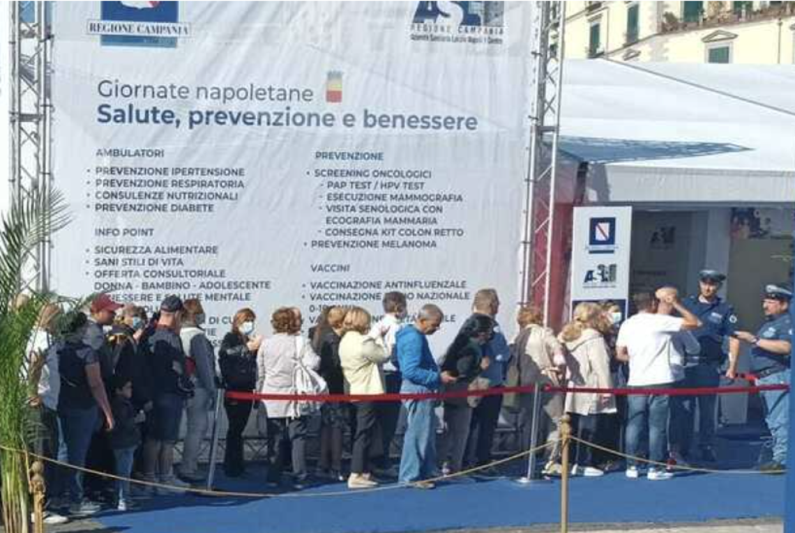 Screening gratis in piazza Plebiscito