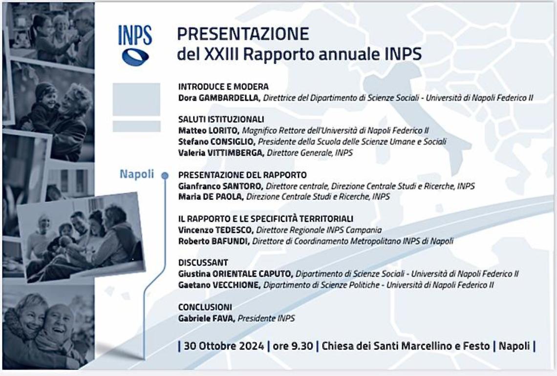 Il rapporto annuale dell'Inps