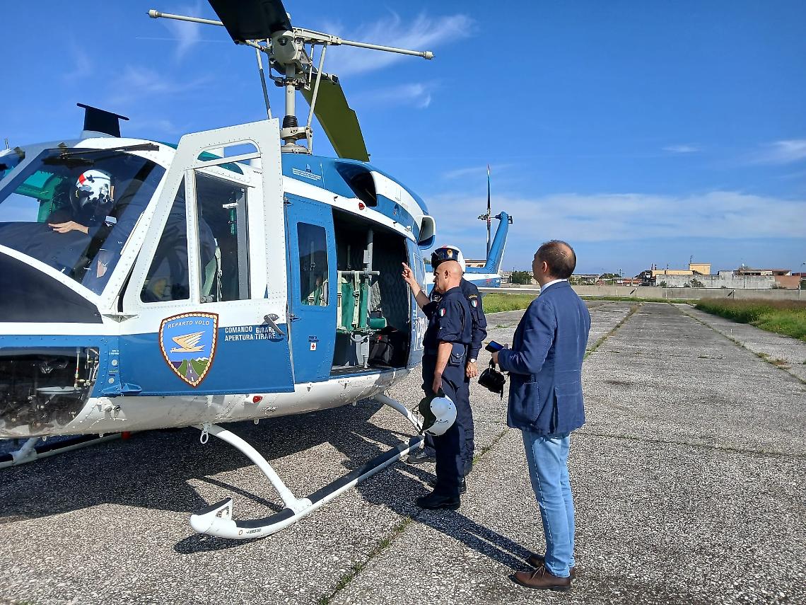 Monitoraggio aereo dei beni culturali nel Casertano