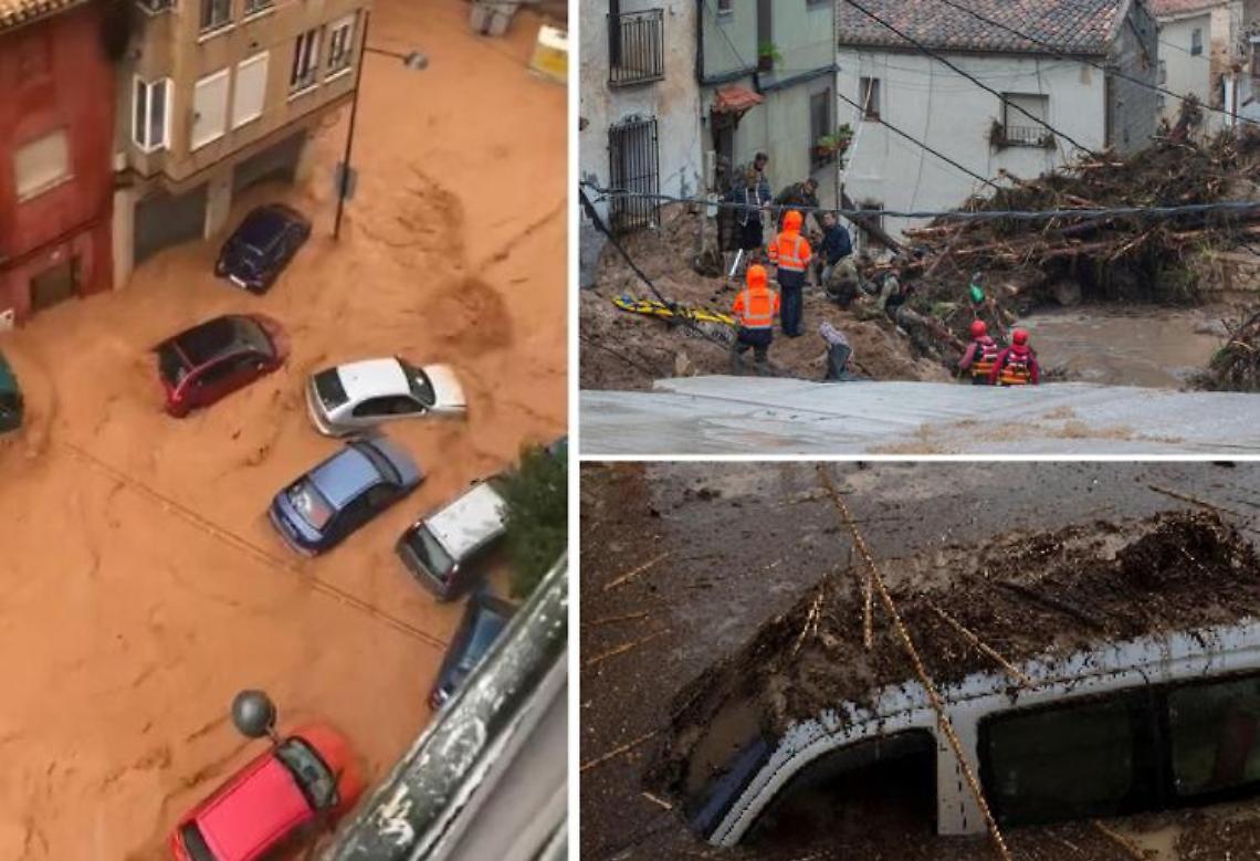 Valencia in ginocchio, oltre 50 morti per le alluvioni