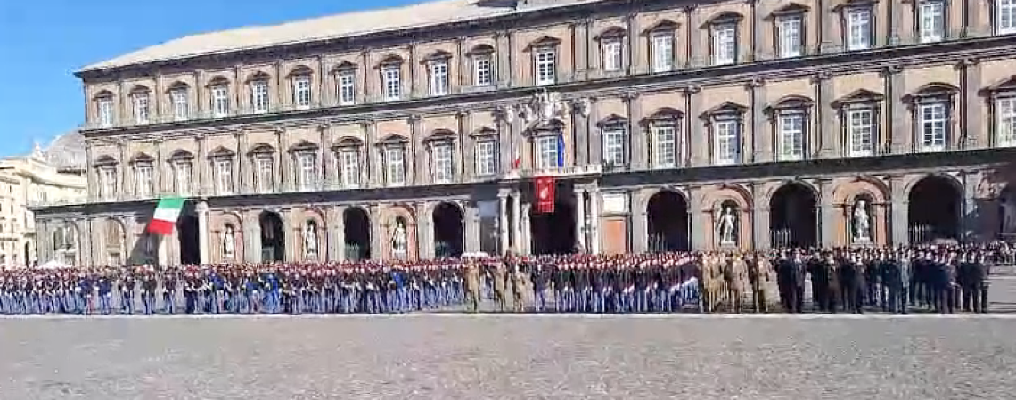 In piazza Plebiscito il solenne giuramento degli allievi della “Nunziatella”