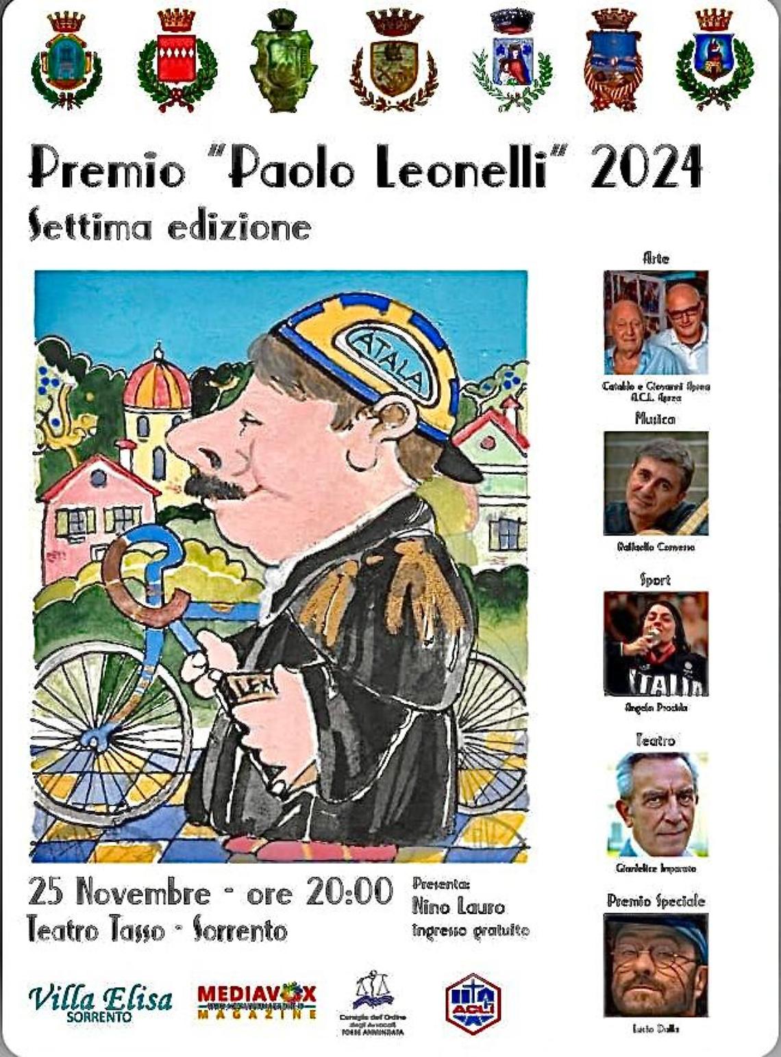 “Premio Paolo Leonelli”, lunedì la settima edizione