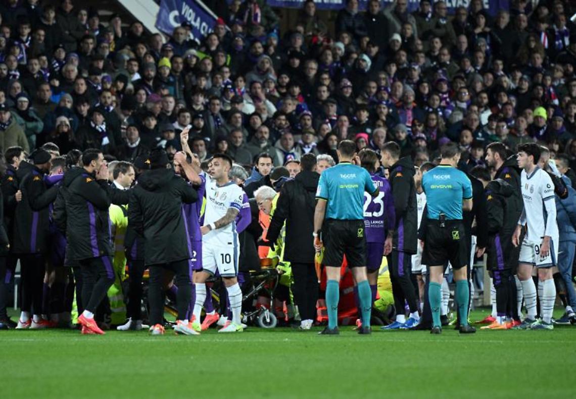Fiorentina-Inter, malore per Bove: gara sospesa e giocatori in lacrime