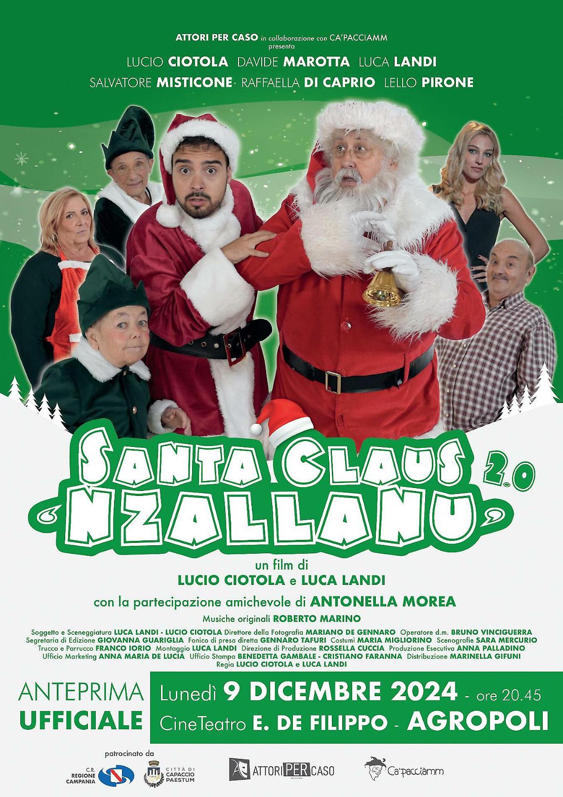 Santa Claus 'Nzallanù 2.0, ecco il film di Natale