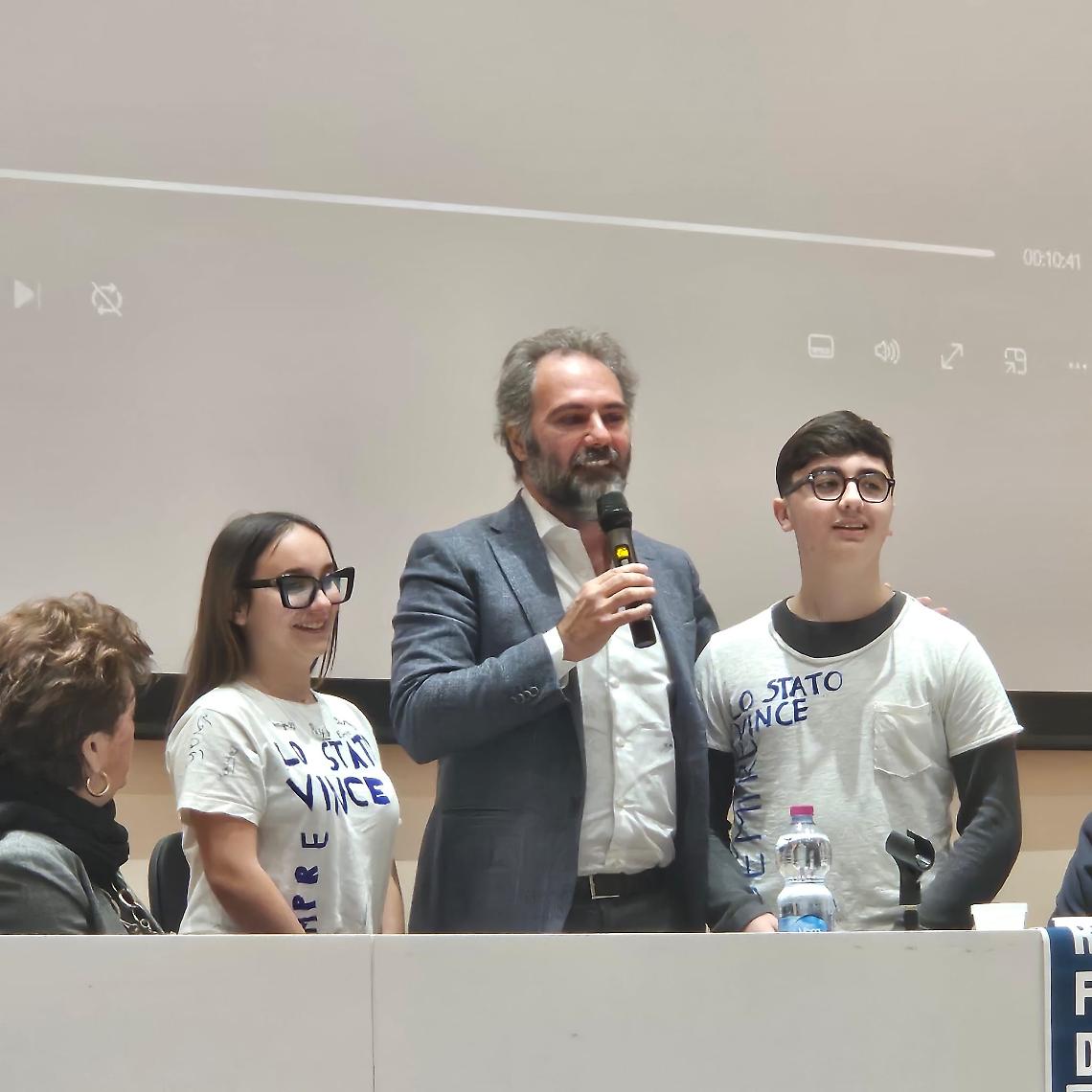 Anniversario arresto Zagaria, Maresca a Caserta: grido dei ragazzi apre squarci di libertà