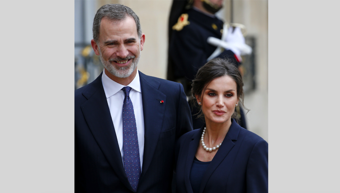 Felipe VI di Spagna e la consorte Letizia