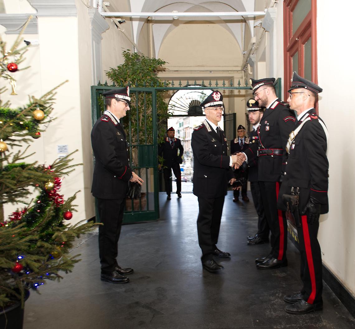 Carabinieri, il generale La Gala visita Comando provinciale 