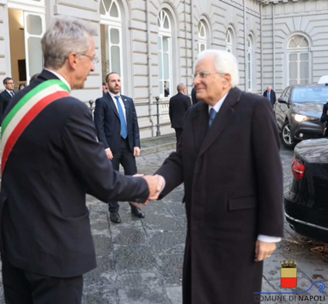 Manfredi da Mattarella, colloquio su progetti per Napoli