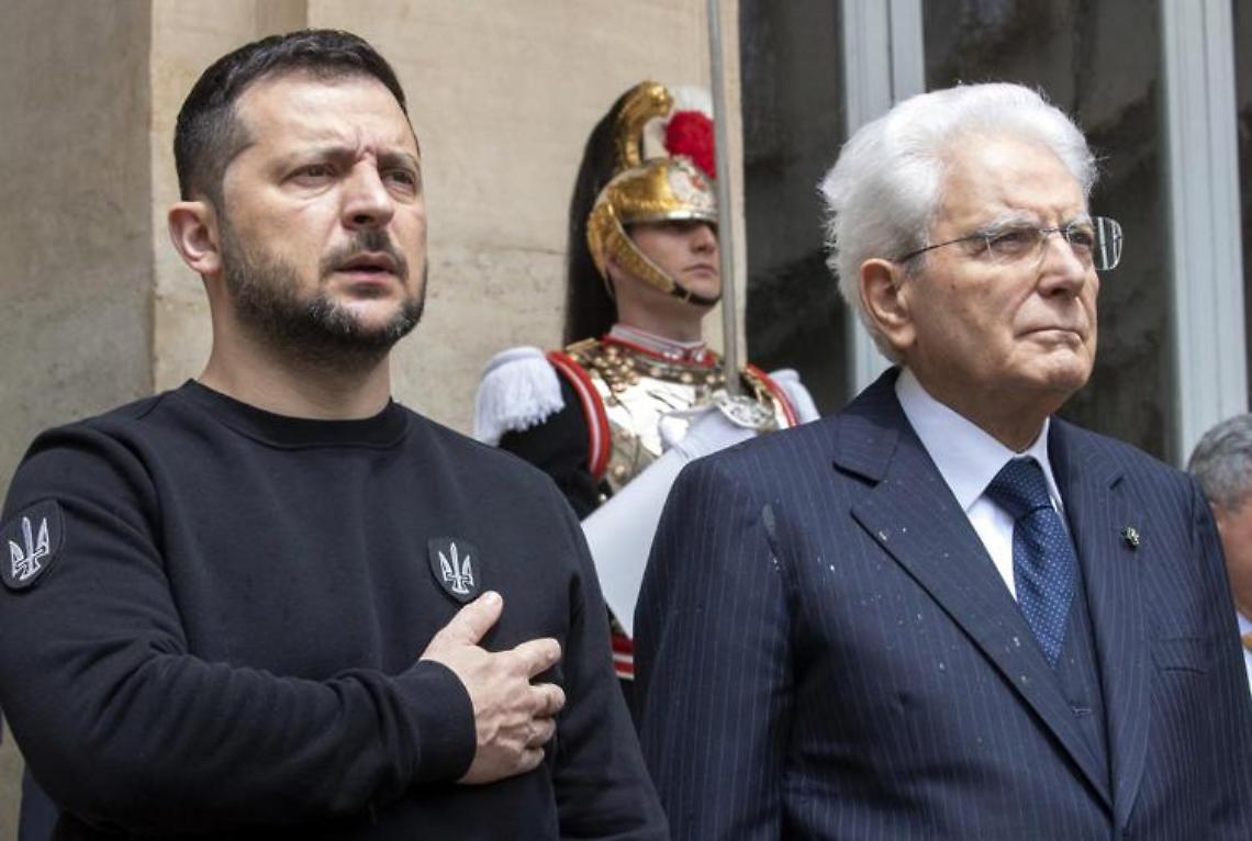 Zelensky ricevuto daMattarella: lo aspetto a Kiev
