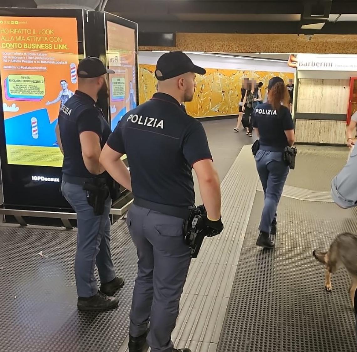 La Polizia nella metro a Napoli: la Polmetro nelle linee 1 e 6 d