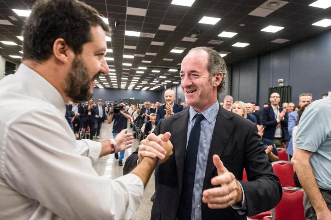 Lega: «Totale sintonia Salvini-Zaia. In Veneto buon governo, squadra che vince non si cambia»