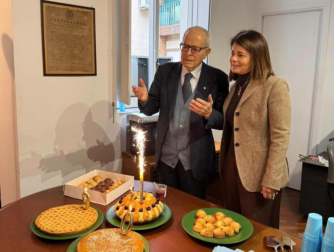 Elio Palombi, novant'anni di sapienza e giustizia