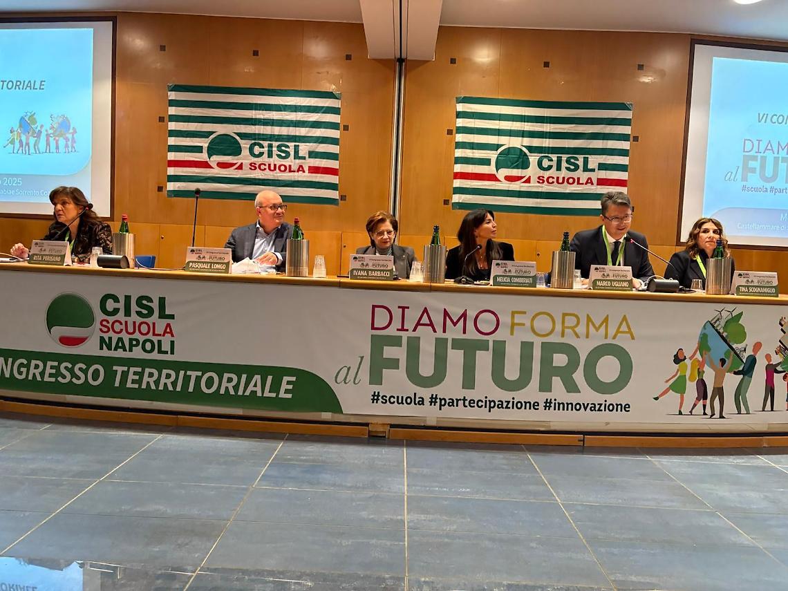 Congresso Cisl Scuola Napoli, Longo rieletto segretario 