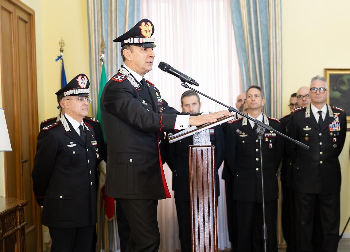 Il comandante generale dei carabinieri Luongo in visita alla Legione Campania