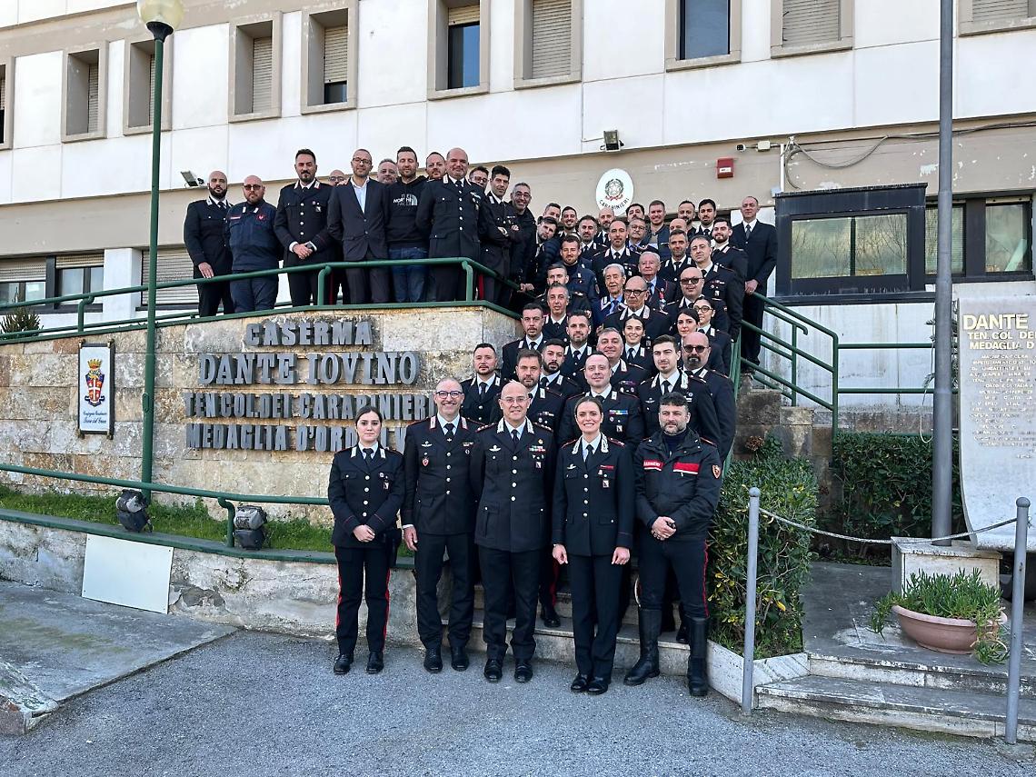 Generale La Gala in visita alla Compagnia di Torre del Greco