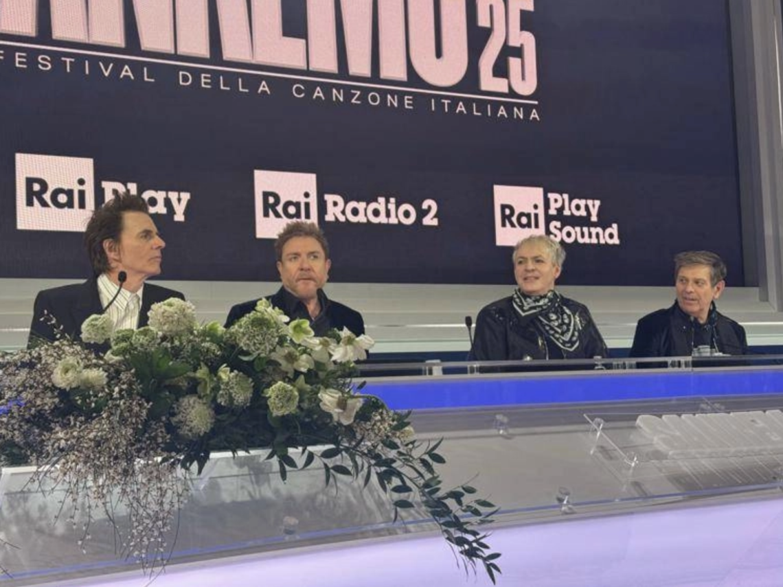 Sanremo 2025, i Duran Duran tornano dopo 40 anni. Simon Le Bon: «Perso per i Maneskin»