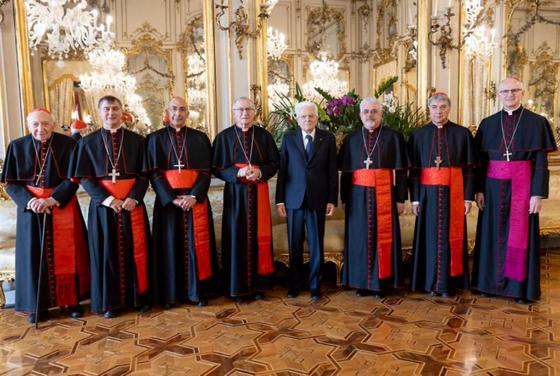 Mattarella riceve i nuovi cardinali: c'è anche don Mimmo Battaglia