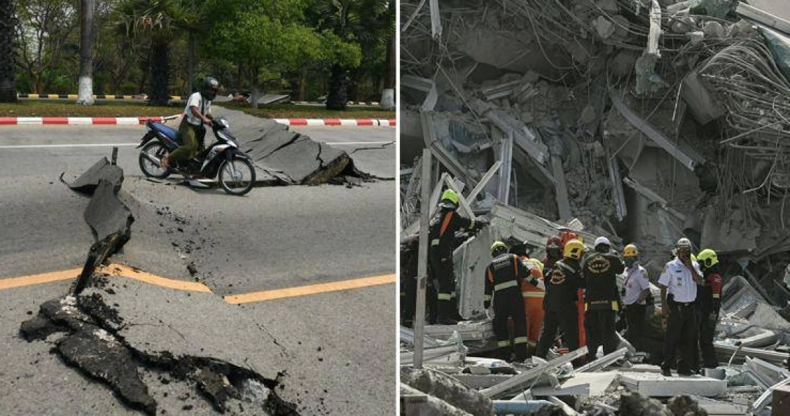 Terremoto violentissimo in Myanmar