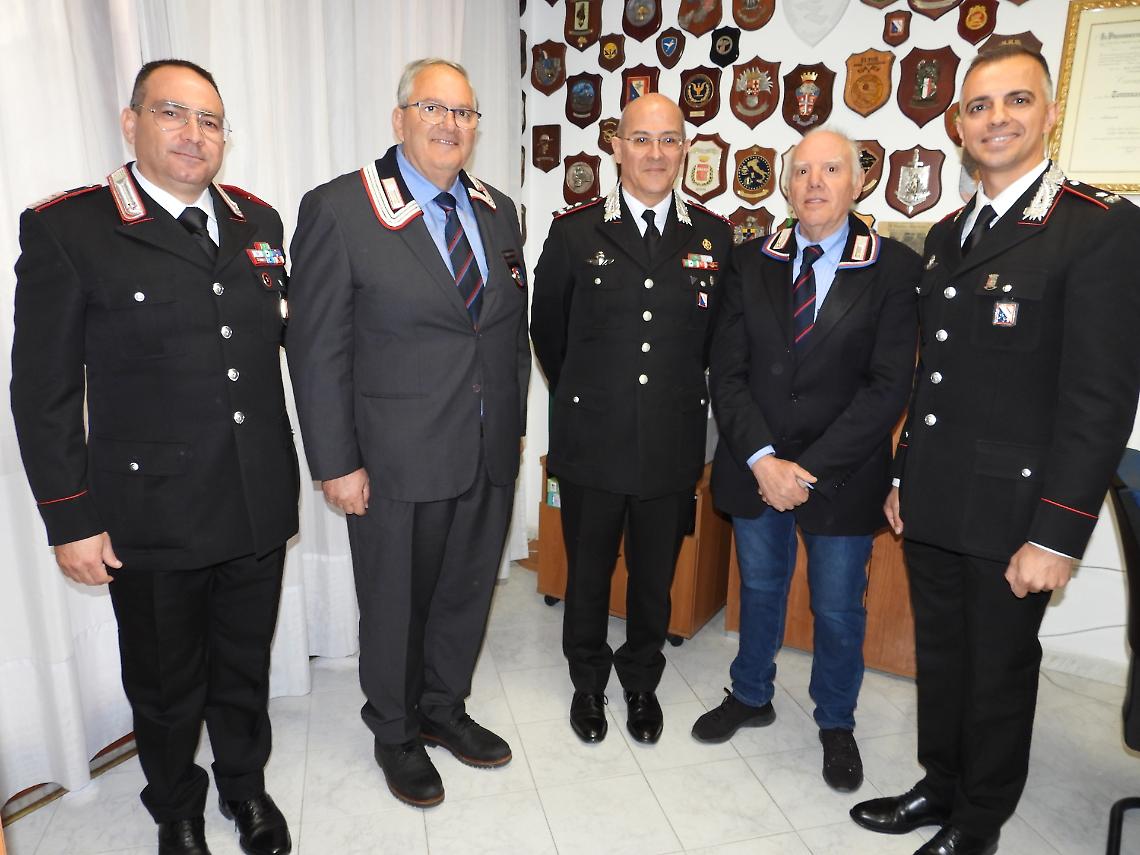 Carabinieri, generale La Gala in visita alla Compagnia di Sorrento