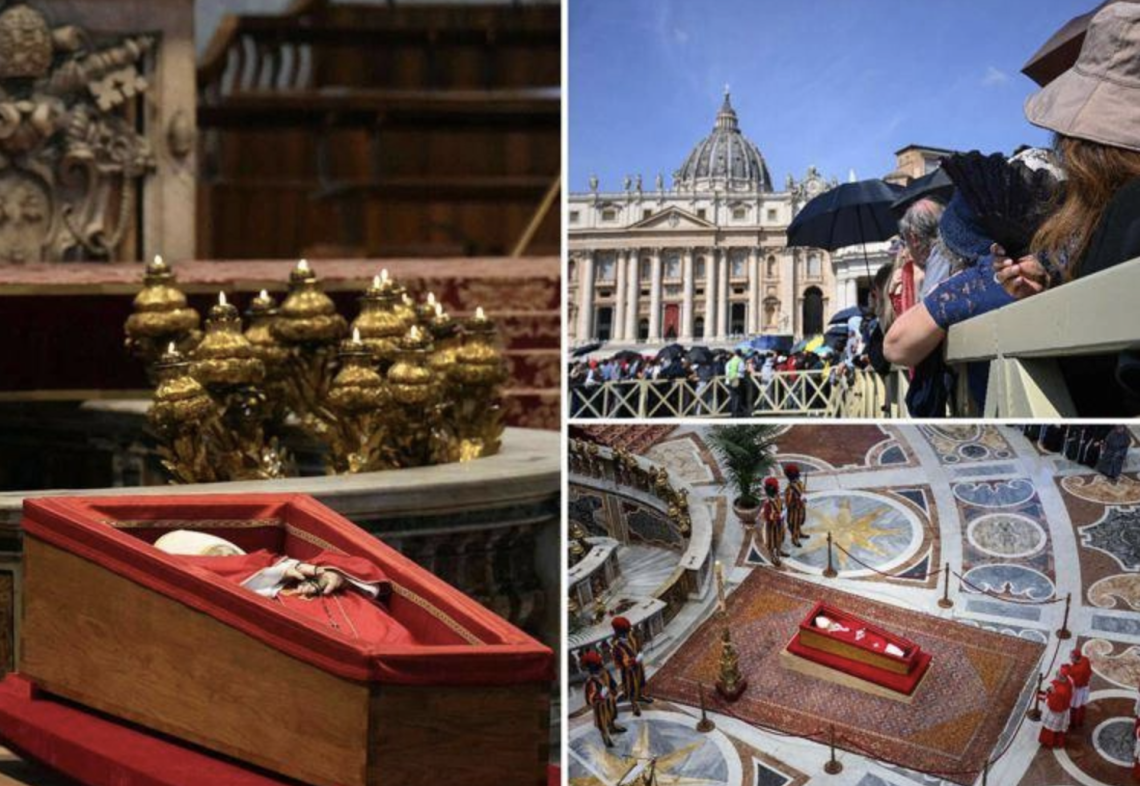Papa Francesco, la salma a San Pietro: fedeli in coda per l'ultimo omaggio