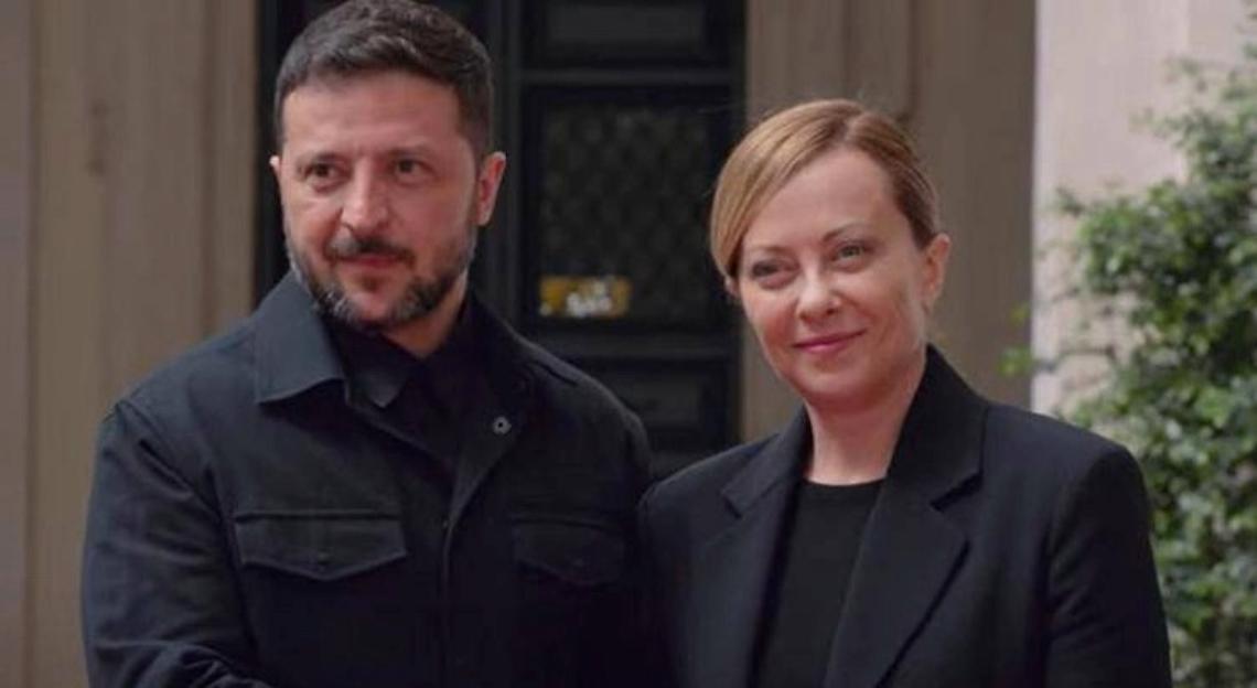 Ucraina, Meloni incontra Zelensky: «Russia dimostri di volere pace»