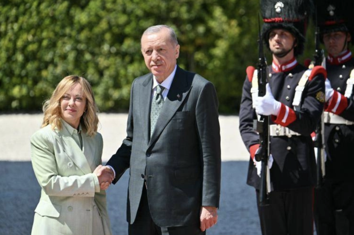 Italia-Turchia, Erdogan a Villa Pamphili per vertice con Meloni