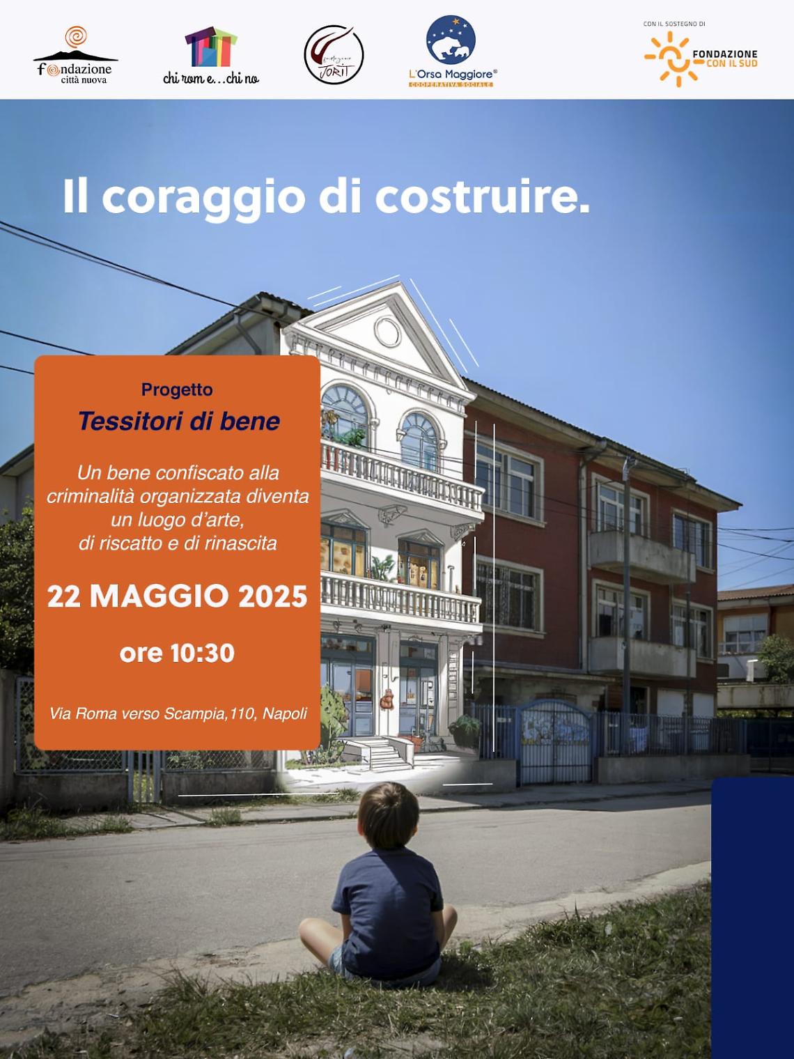  “Tessitori di bene”, da Scampia l'inizio lavori