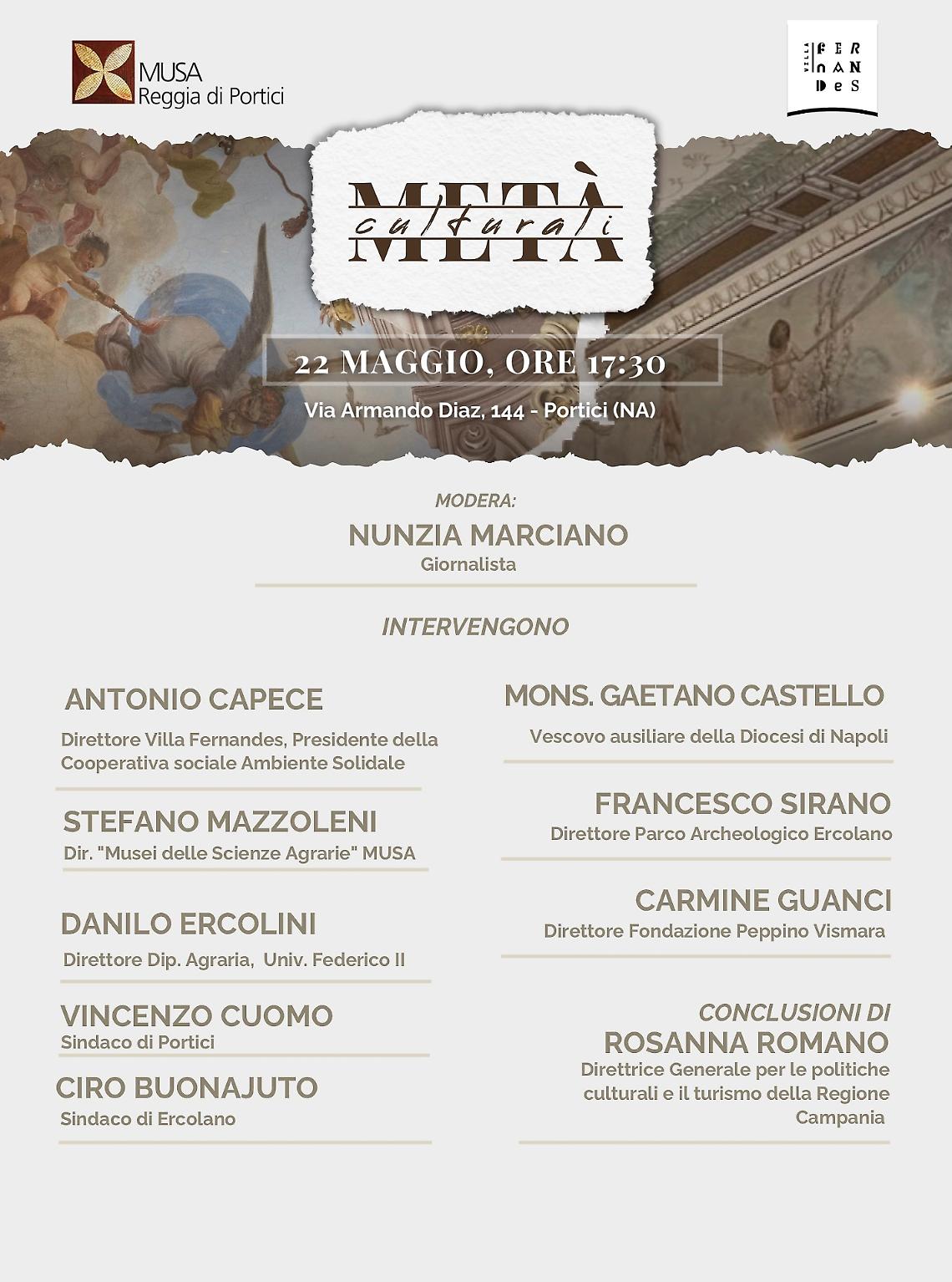  “Insieme, uniti nel bene comune”, il progetto “Met(à) culturali”