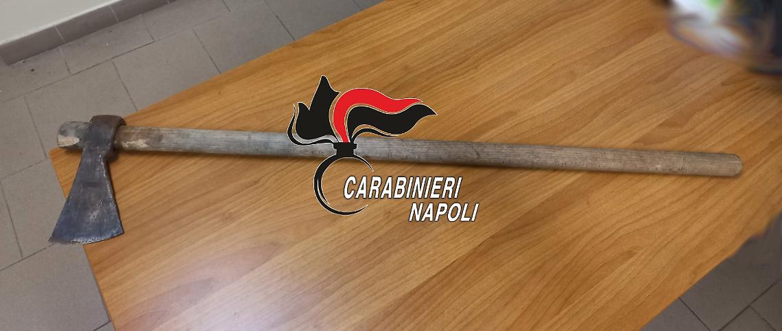 A 15 anni armato di ascia aggredisce i genitori