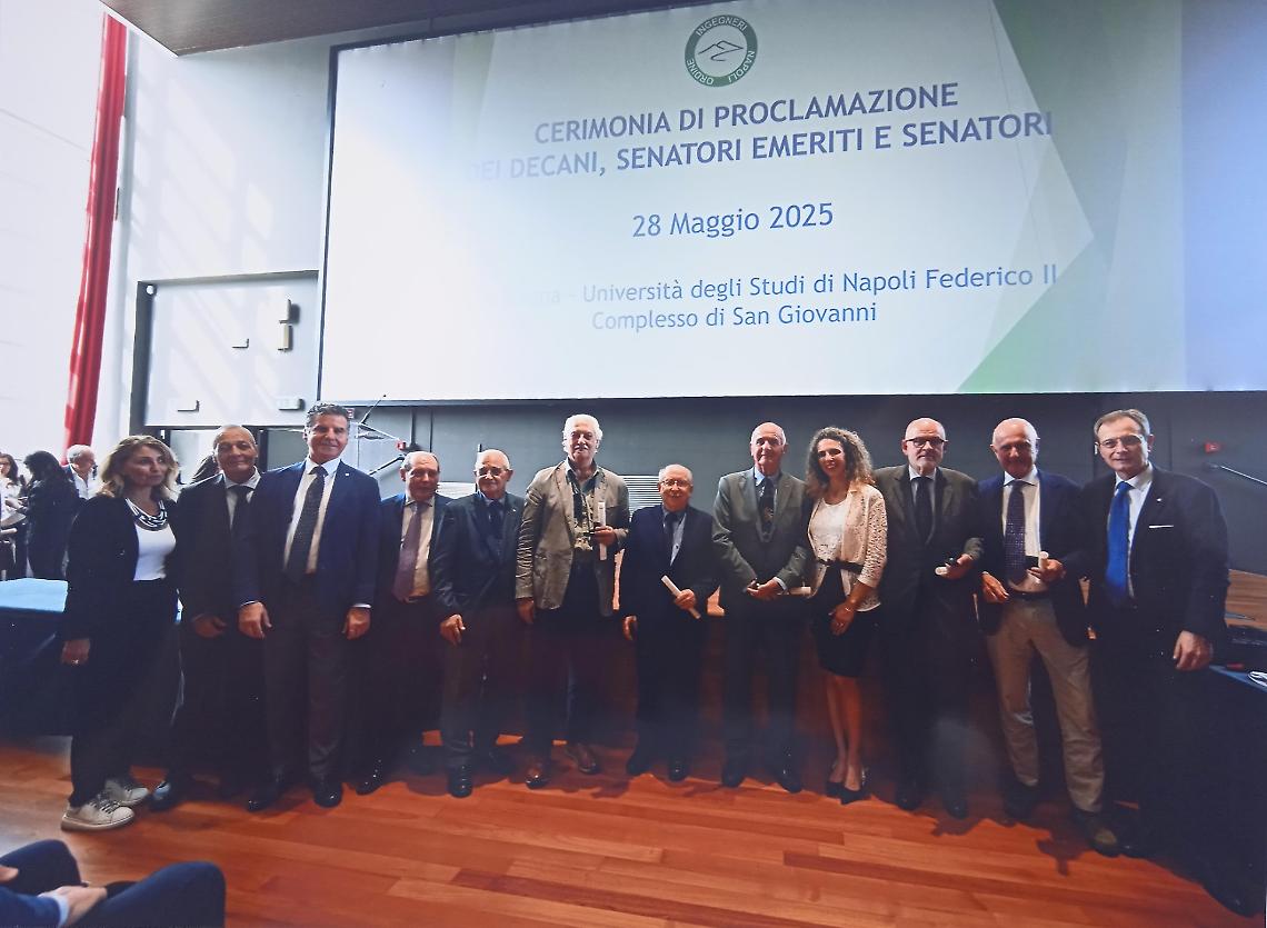 L'Ordine degli Ingegneri di Napoli nomina i suoi senatori