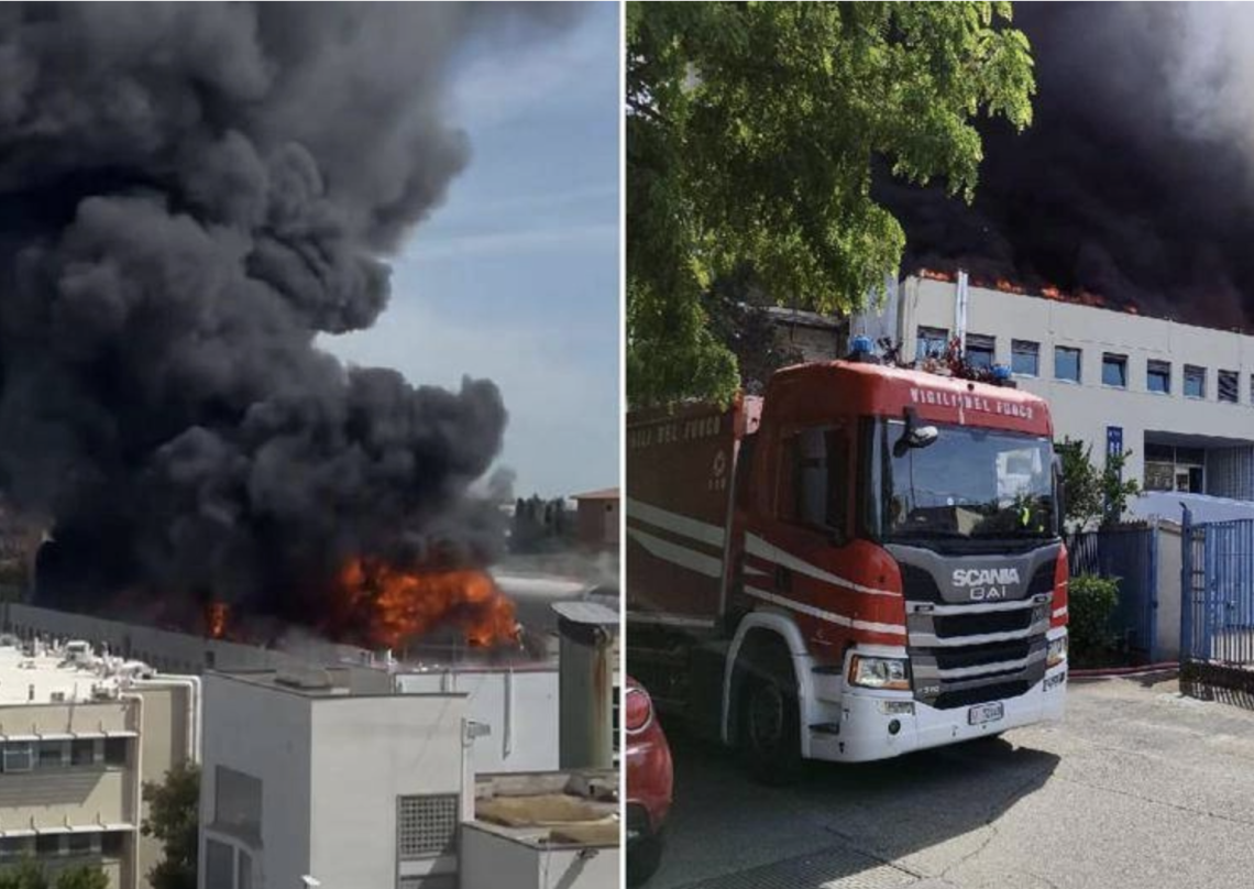 Incendio in Ateneo, in fiamme la facoltà di Agraria