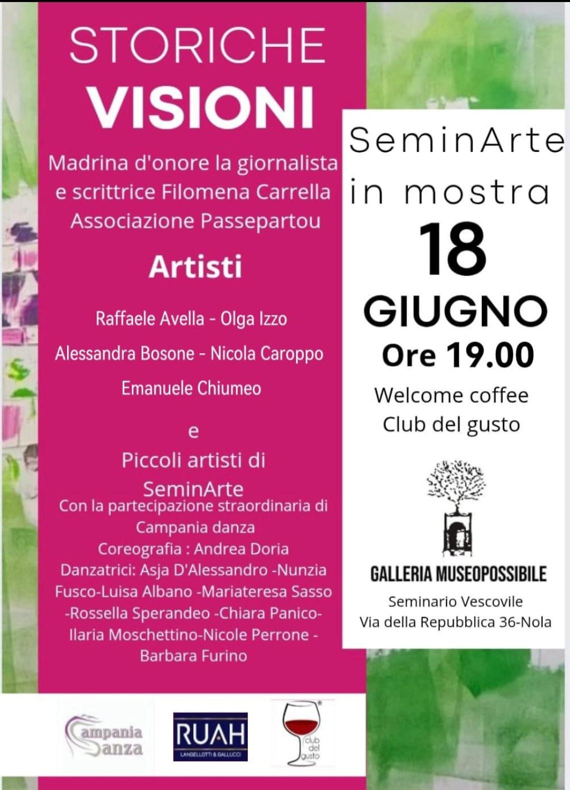“Storiche Visioni” l’arte di piccoli e grandi in mostra