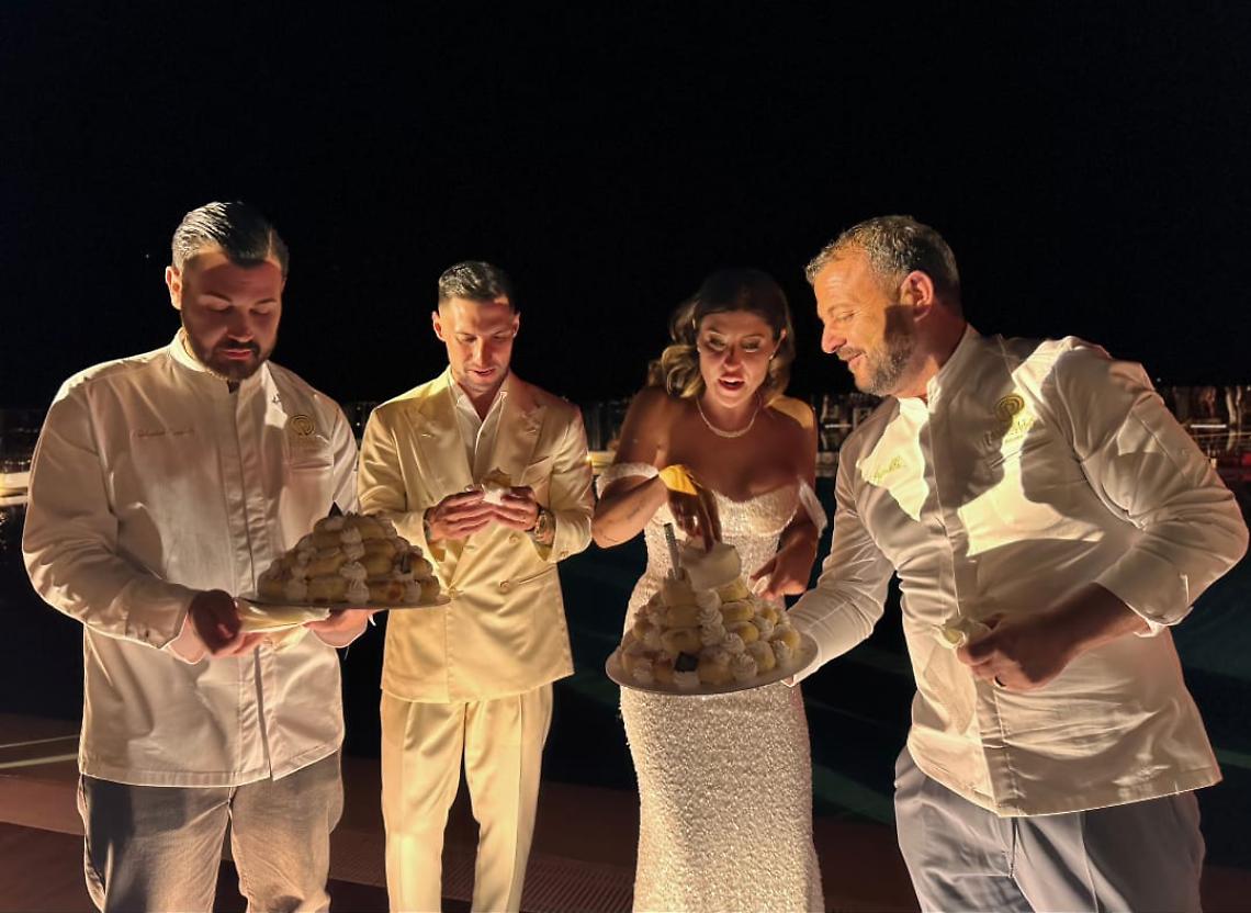 I “Fiocchi di Neve” di Ciro Poppella al matrimonio di Matteo Politano e Alessandra Esposito