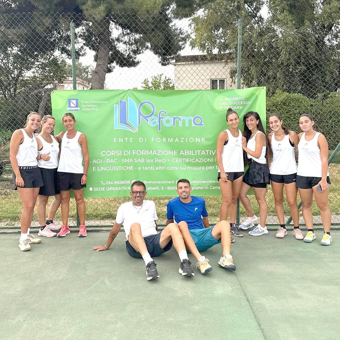 Tennis, l’Equipe Lucioli femminile vola in Serie C