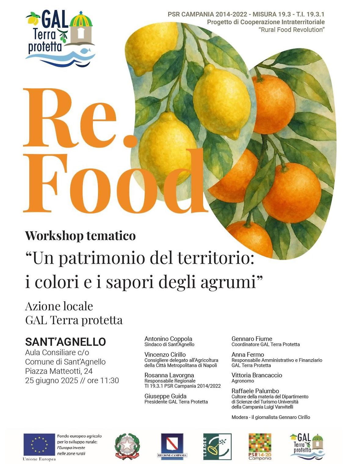 I colori e i sapori degli agrumi a Sant’Agnello