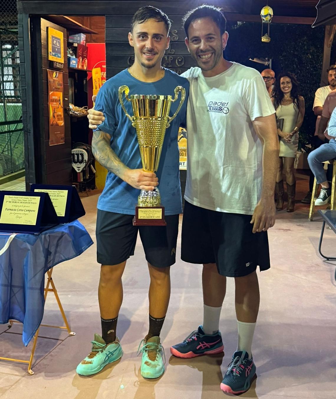 Caparco al fotofinish su De Giorgio nella finale spettacolo del Memorial Biagio Di Palo a Grumo Nevano
