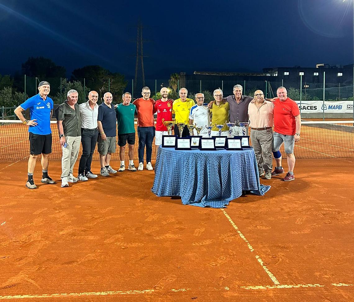 Torneo di tennis degli architetti napoletani 2025, ecco i vincitori