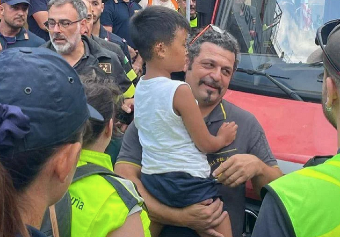 Il piccolo Allen ritrovato dopo due giorni: sta bene