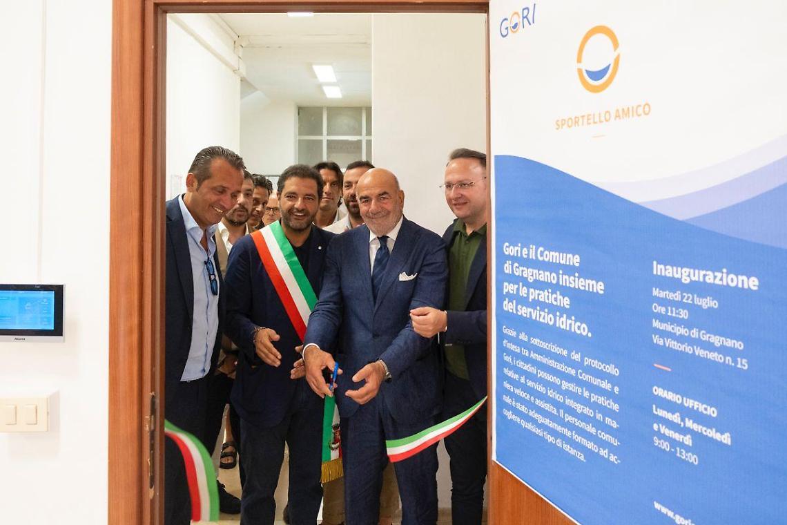 Gragnano inaugura lo Sportello Amico Gori: un nuovo servizio per i cittadini