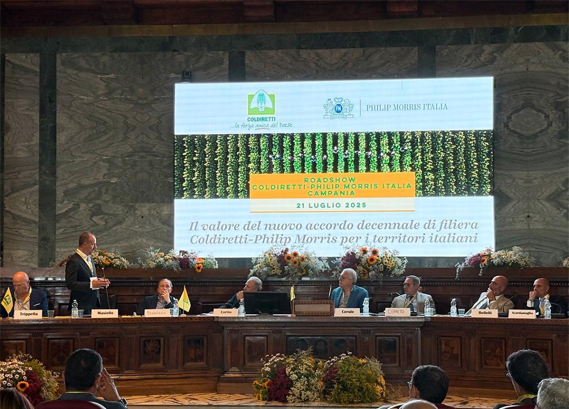 Coldiretti e Philip Morris Italia, a Napoli prima tappa roadshow