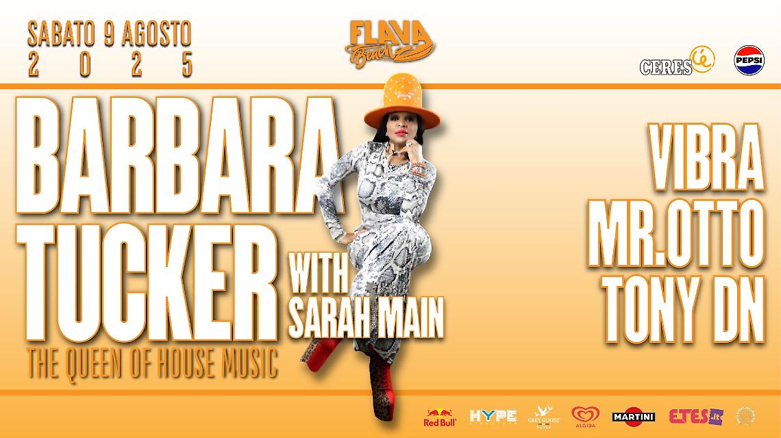 Barbara Tucker guest star del Flava Beach